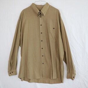 Vtg Scott Barber Shirt Mens XL Casual Pocket Button Down Check Plaid Long Sleeve